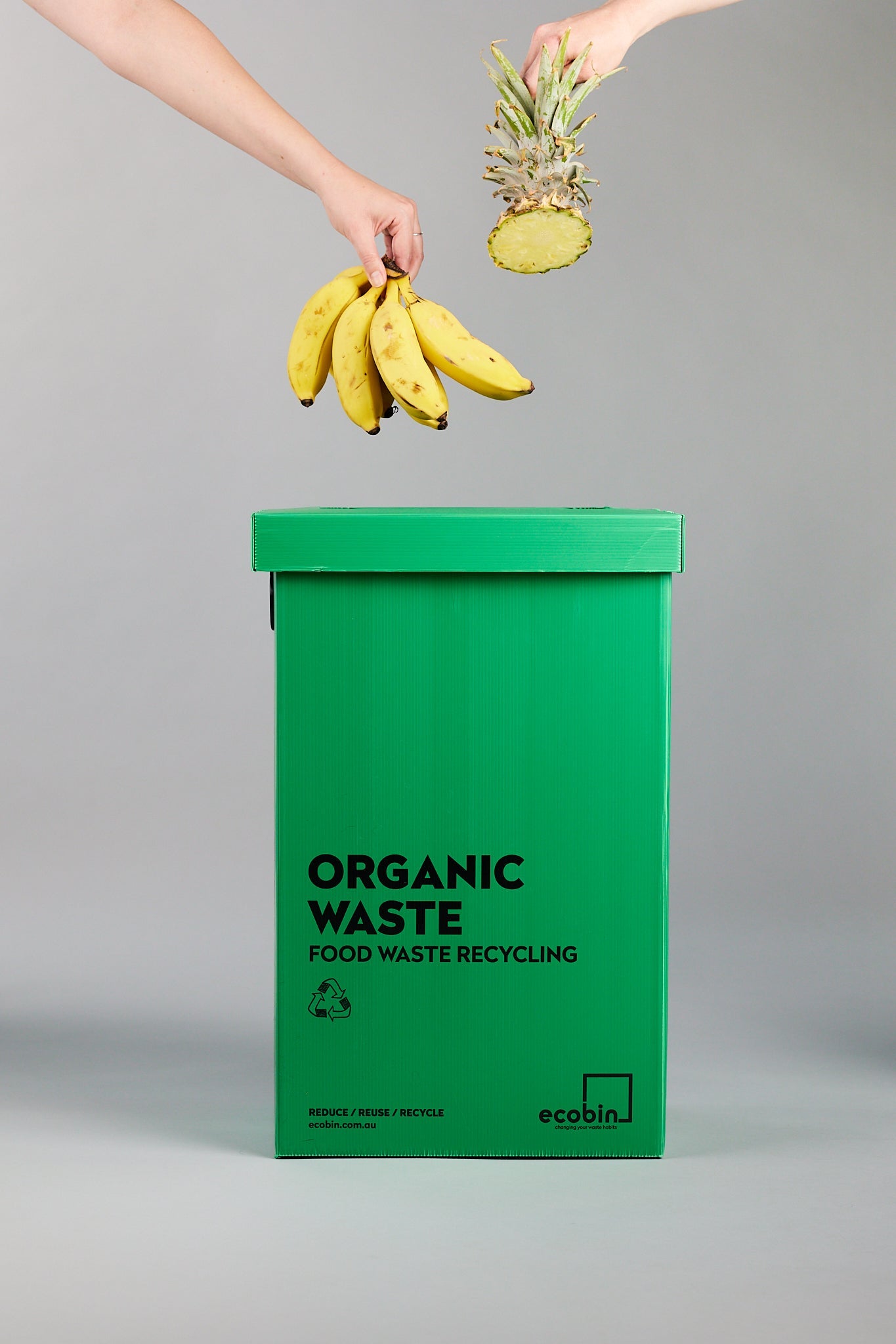 Organic Food Waste Bin | 60L Green Ecobin