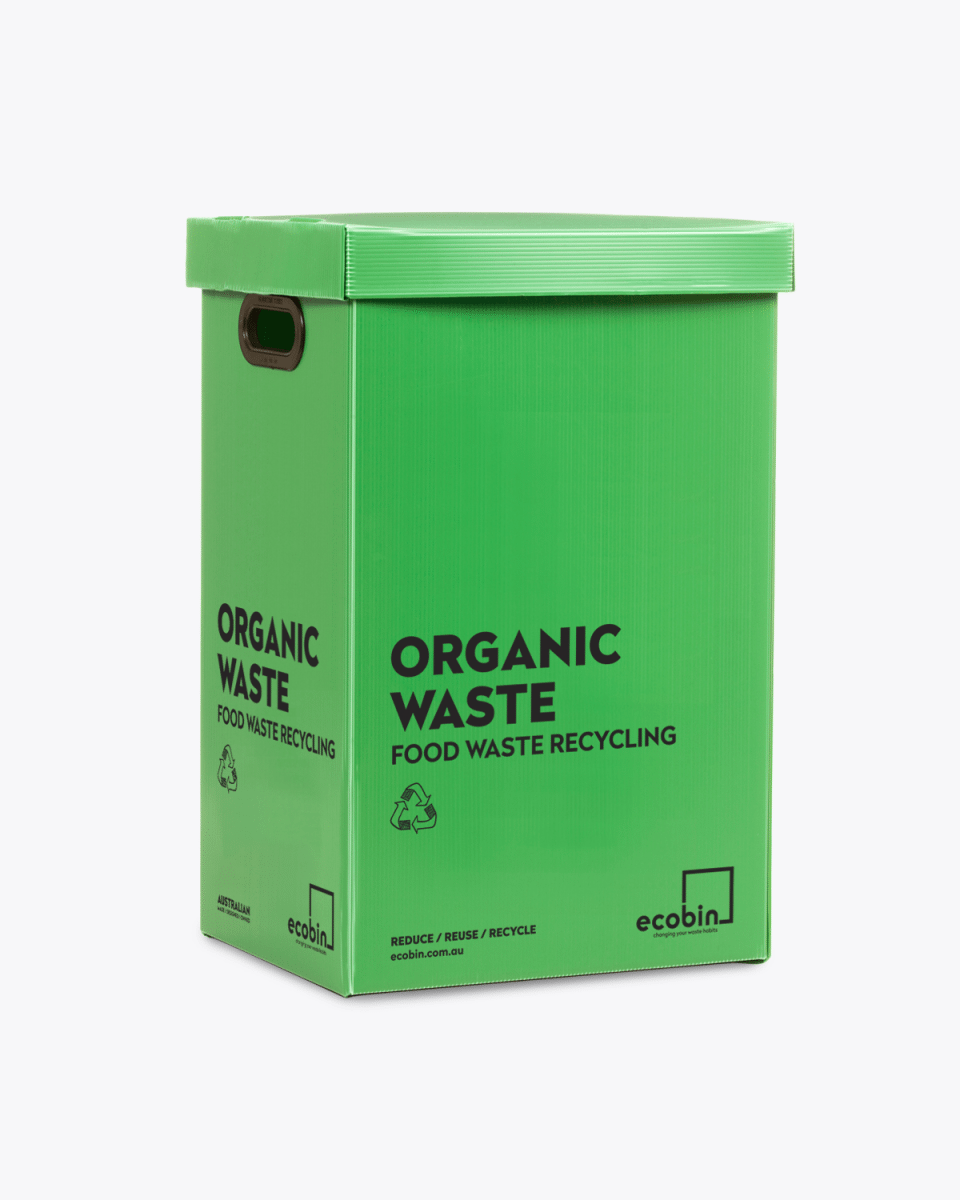 Organic Food Waste Bin | 60L Green Ecobin