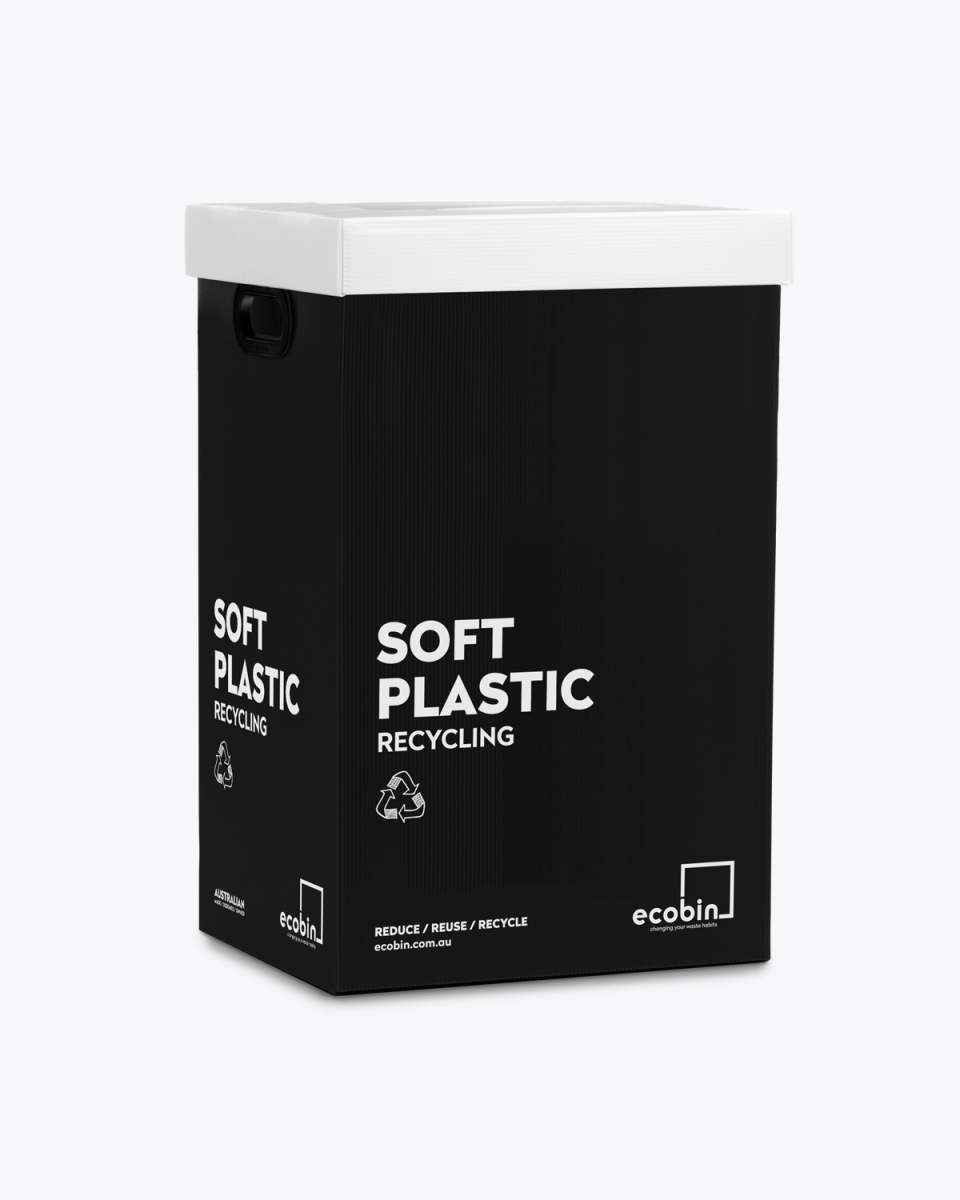 Soft Plastic Recycling Bin 60L | Black Range