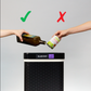 Glass Only FLIP Bin | Purple Ecobin| 60 Litre